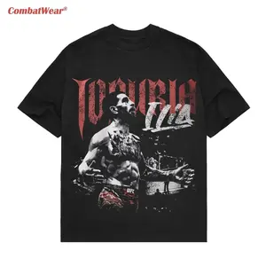 Ilia Topuria Tee, Vintage MMA Graphic Design T-shirt, Boxing T-shirt, UFC MMA Shirt, Gym Wear, Gift for Fighters, Sports Apparel CZU