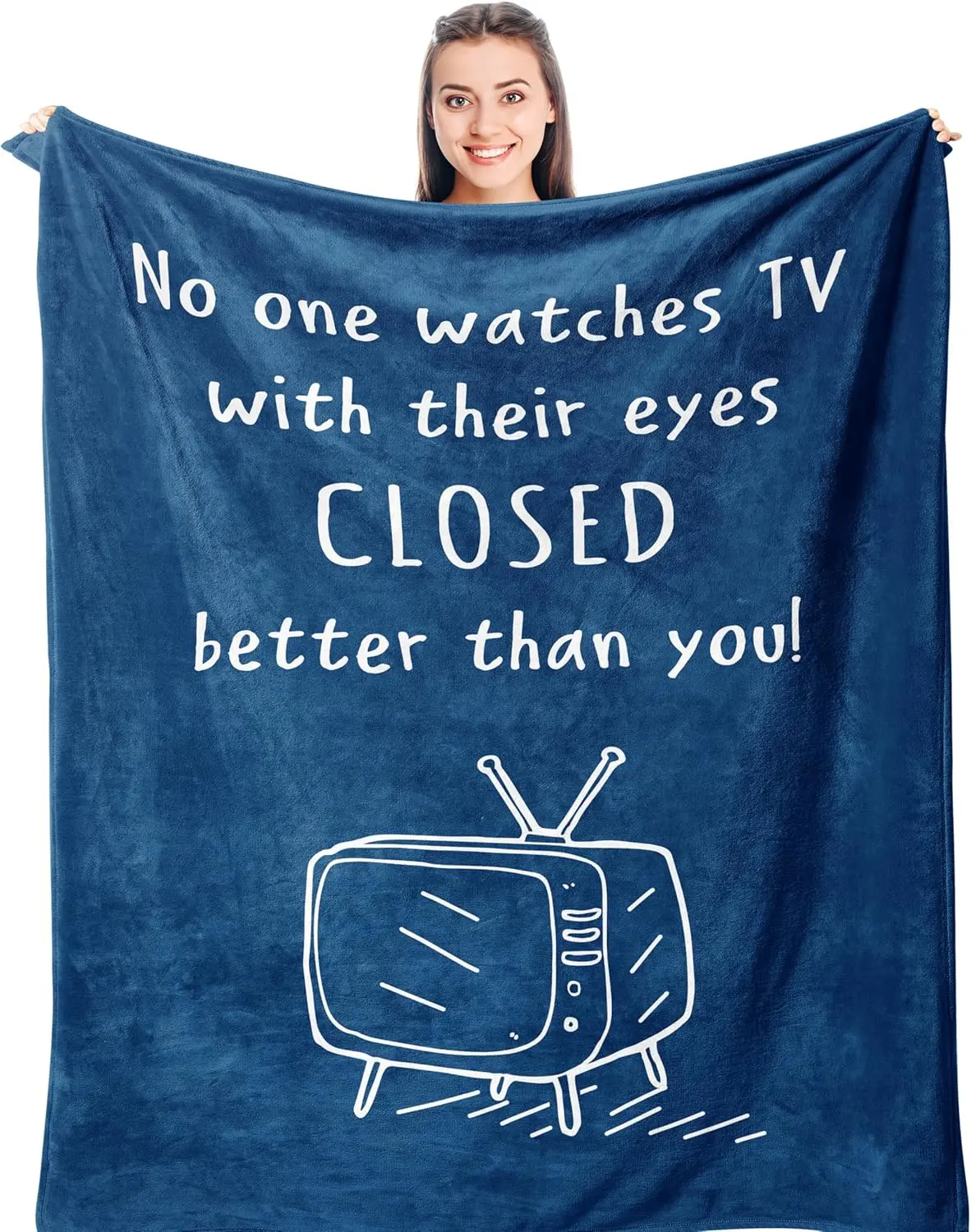 Funny Gifts for Men Adult, Humorous Birthday Gifts for Your DadGrandpaUncleBrother, Cool flannel Blanket Gifts for Husband Christmas, Gag Gifts for Someone Who Has Everything Soft Throw