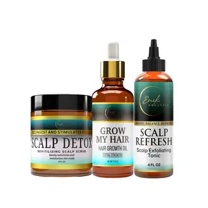 Detox & Grow Trio – 3-Step Hair Growth & Scalp Care System