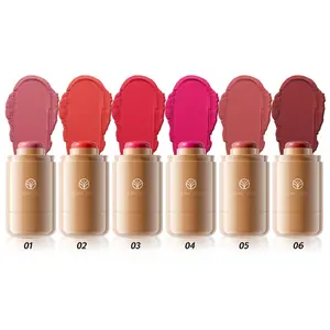 Long Lasting Blush Stick, 1 Count Lightweight Multi-use Cream Blush for Cheeks and Lips, Smooth Texture for Natural Look Products Lip Cheek Tint