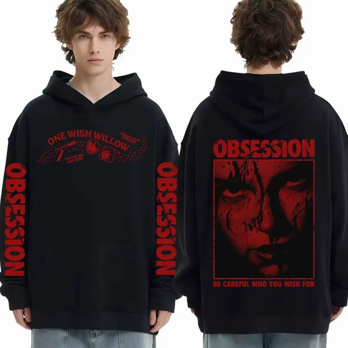 One Wish Willow Obsession 2026 Movie Merch Hoodies Men Women Harajuku Retro Classic Sweatshirts Casual Fleece Long Sleeve Hoodie 2