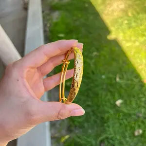 24k gold plated bangle