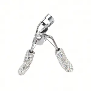 Fashion Curled Long-Lasting Styling Eyelash Curler, Partially Set With Diamonds, Sunflower Soaring Eyelash Curler