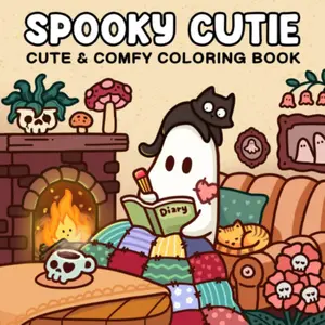 Coloring Book SpookyCutieColoringBook Monster Series Children's Graffiti Coloring Book