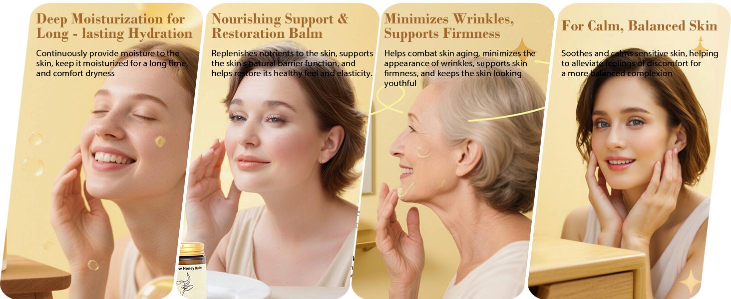 Lopeie Organic Grass-Fed Beef Tallow Balm with Raw Honey & Beeswax - Natural Moisturizer for All-Body Skin Care, Hydrating Formula with Vitamins A, D, E, K, 4.23 Oz-LAVENDER   New Year gift