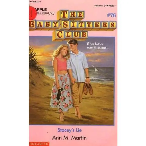 USED Book - Stacey's Lie (Baby-Sitters Club #76) by Ann M. Martin (Paperback) - french