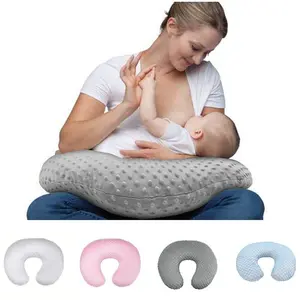 1pcs Nursing Pillow for Breastfeeding Mother, Baby Feeding Support Cushion, Soft Plush Supportive Maternity Pillow for Comfortable Feeding