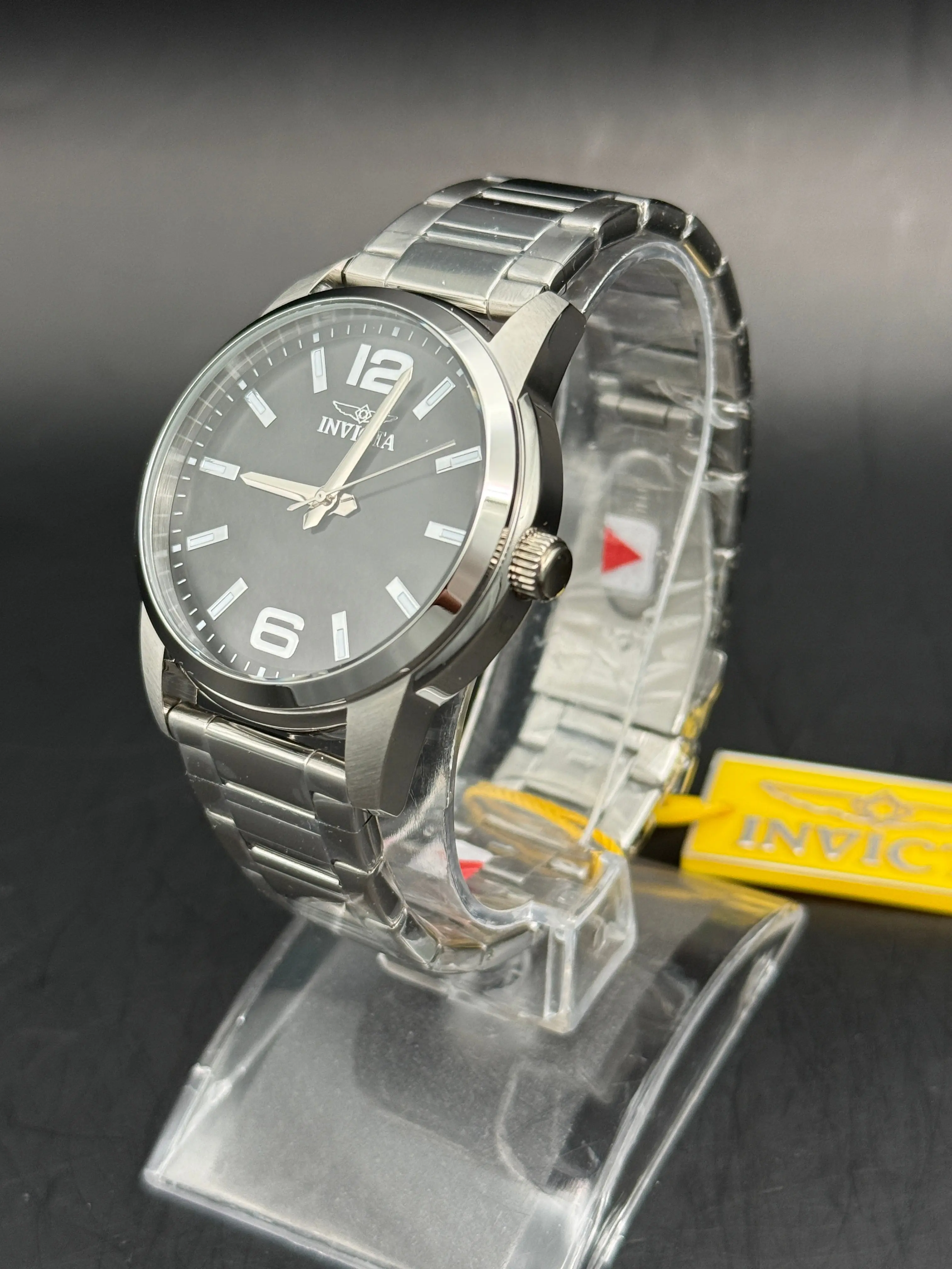 Invicta 48491 Men’s Black Dial Stainless Steel