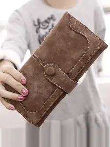 Women's Elegant Long Wallet, Vintage Multi-Card Slot Coin Purse, Large Capacity Casual Trendy Versatile High-quality Daily Wallet, Durable Fashion Wallet