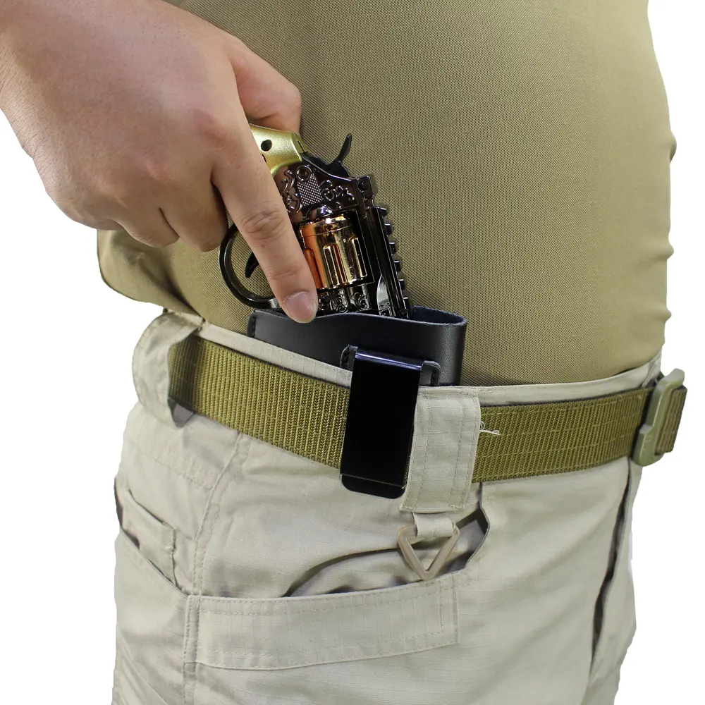 Tactical Universal Holster IWB Leather Gun Holster for Most 38 Special & J Frame Revolvers Right Hand Gun Accessory