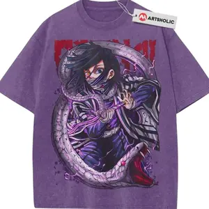 Obanai Iguro Shirt, Demon Slayer Shirt, Anime Shirt, Vintage T-Shirt , Graphic Tee, Unisex Fashion, Full Color, Full Size, For Men, For Women