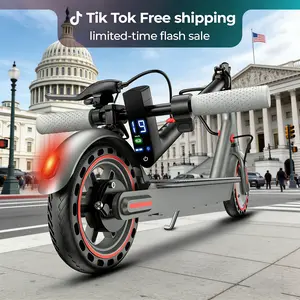 Electric Scooter -19 MPH Max Speed, 8.5''Honeycomb Solid Tires, 350W Motor, 12 Miles Range,Adjustable Speed Foldable Commuter Scooter with Dual Braking System &App Control School Scooters