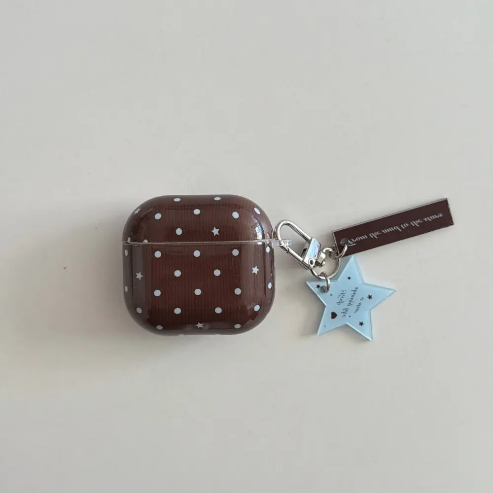 [Leo] ins striped polka dot stars for airpods4 earphone cover pro3 new airpodspro2 protective cover 3rd generation apple wireless bluetooth 3rd generation AirPods 1 /2 anti-drop second generation Korean