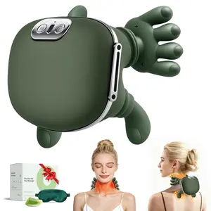 Bioheating Massage Instrument, Shoulder Neck ElectricAcupressure Master, Wireless Portable Design, 3D DeepTissue Pillow, 3 Speed Settings Shiatsu Heat Foot Massager with Sock, Therapy, Adults