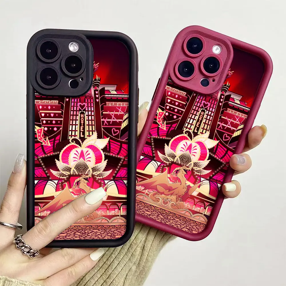 Hazbin Hotel Season II Phone Case for iPhone 17/16/15/14/13/12/11 Xs Pro Max Plus AIR Case for Samsung S25/S23/S24/S22/S21/NOTE20/A54/A53/A52/A36/A35/A34/A33/A17/A16/PLUS/ULTRA/FE Soft Shockproof Protective Shell Fan Gifts hazbin hotel season