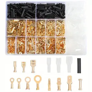 2.8/4.8/6.3mm Spade Crimp Connectors Electrical Lugs Terminal Insulating Wire