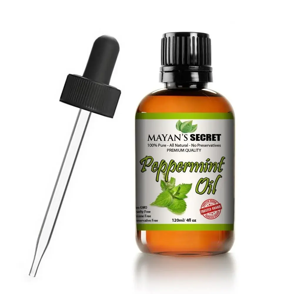 Mayan's Secret Pure Peppermint Essential Oil - 100% Natural & Refreshing Wellness Oil