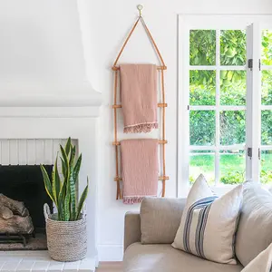 Hanging Blanket Ladder | Towel and Quilt Rack