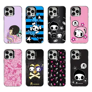 Tokidokis Painting Hot Phone Cases For iPhone 17 Promax Pro Air 16 Plus 15 14 13 12 11 Black Matte Shockproof Protective Cover Protection Soft Touch
