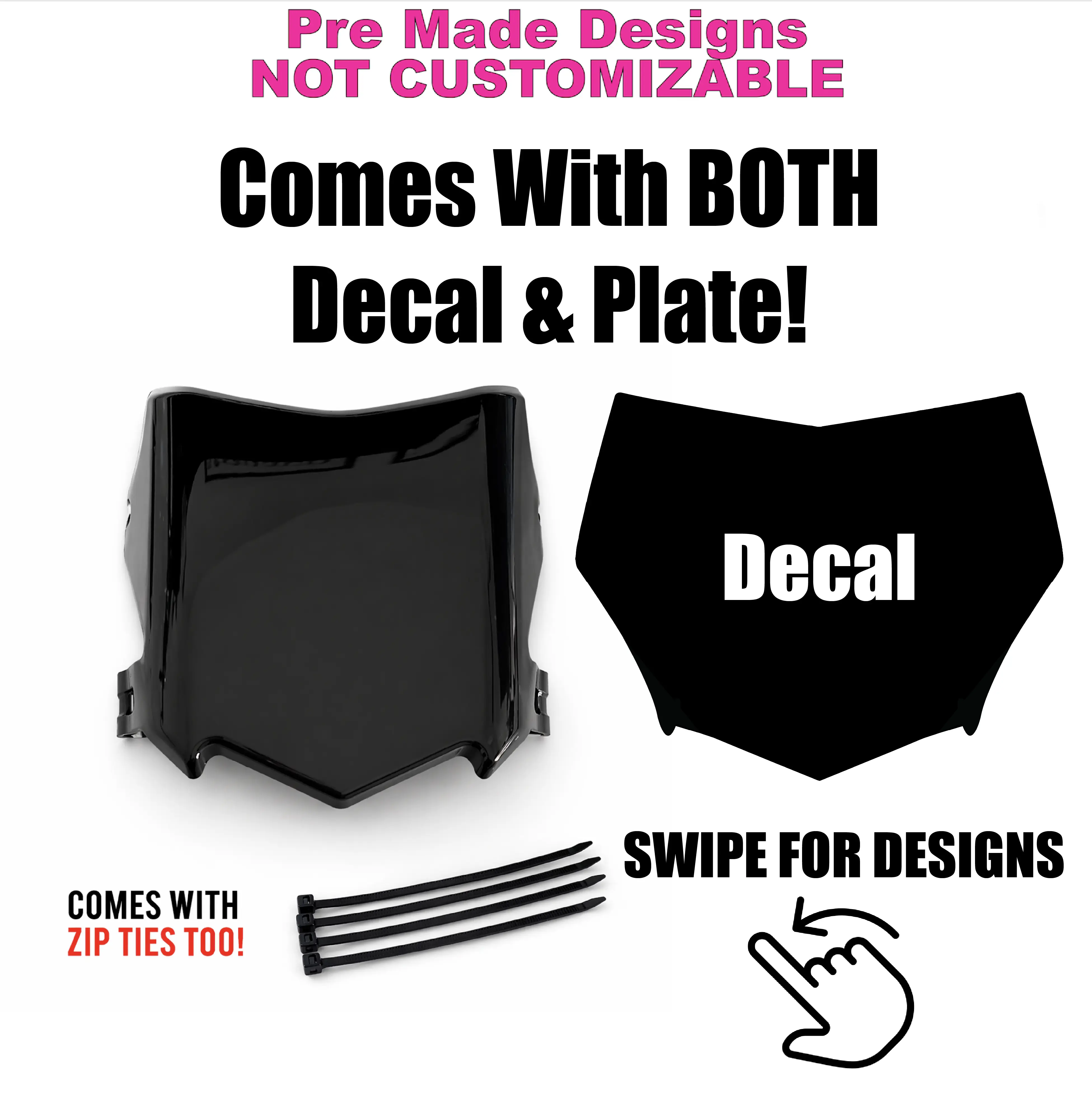 Plate and Decal V2 Designs