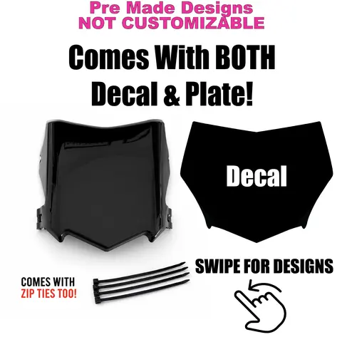 Plate and Decal V2 Designs
