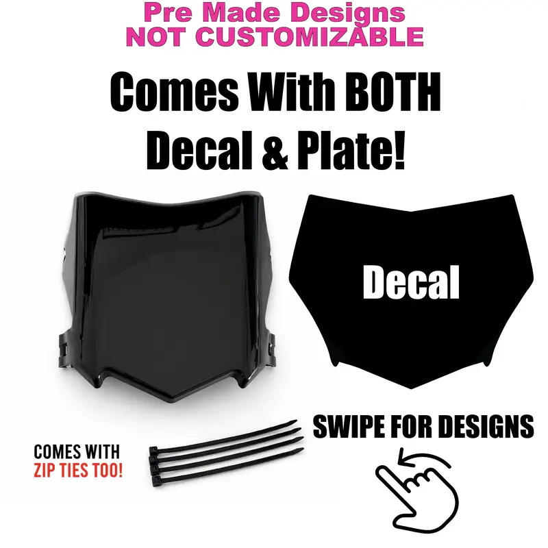 Plate and Decal V2 Designs