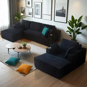 deals for you【3 Packages Shipping】MAXYOYO 101" Modular Couch with Chaise and 49'' Boneless Chaise Lounge, L-Shaped Sectional Sofa Set for Living Room, Sofa in A Box, No Assembly Required, 5 Seater