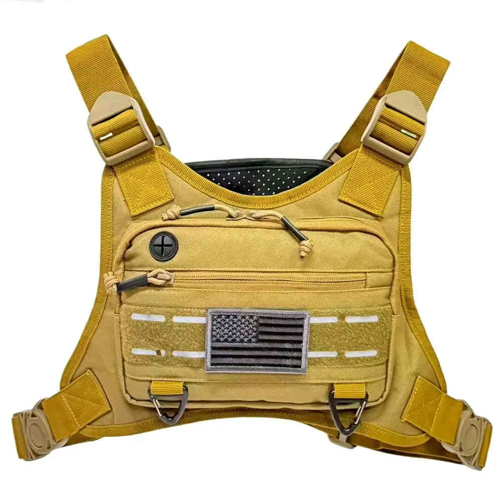 Motorcycle Chest Bag, Lightweight Active Outdoor Cycling Traveling Bag, Trail Running Vest Bag, Chest Pack, Car Interior Accessories, Sport Gear