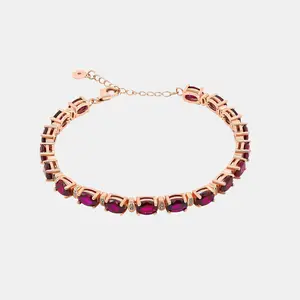 【753】Synthetic Red Stone Elegance Bracelet