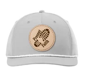 Leather Patch Logo Rope Hat
