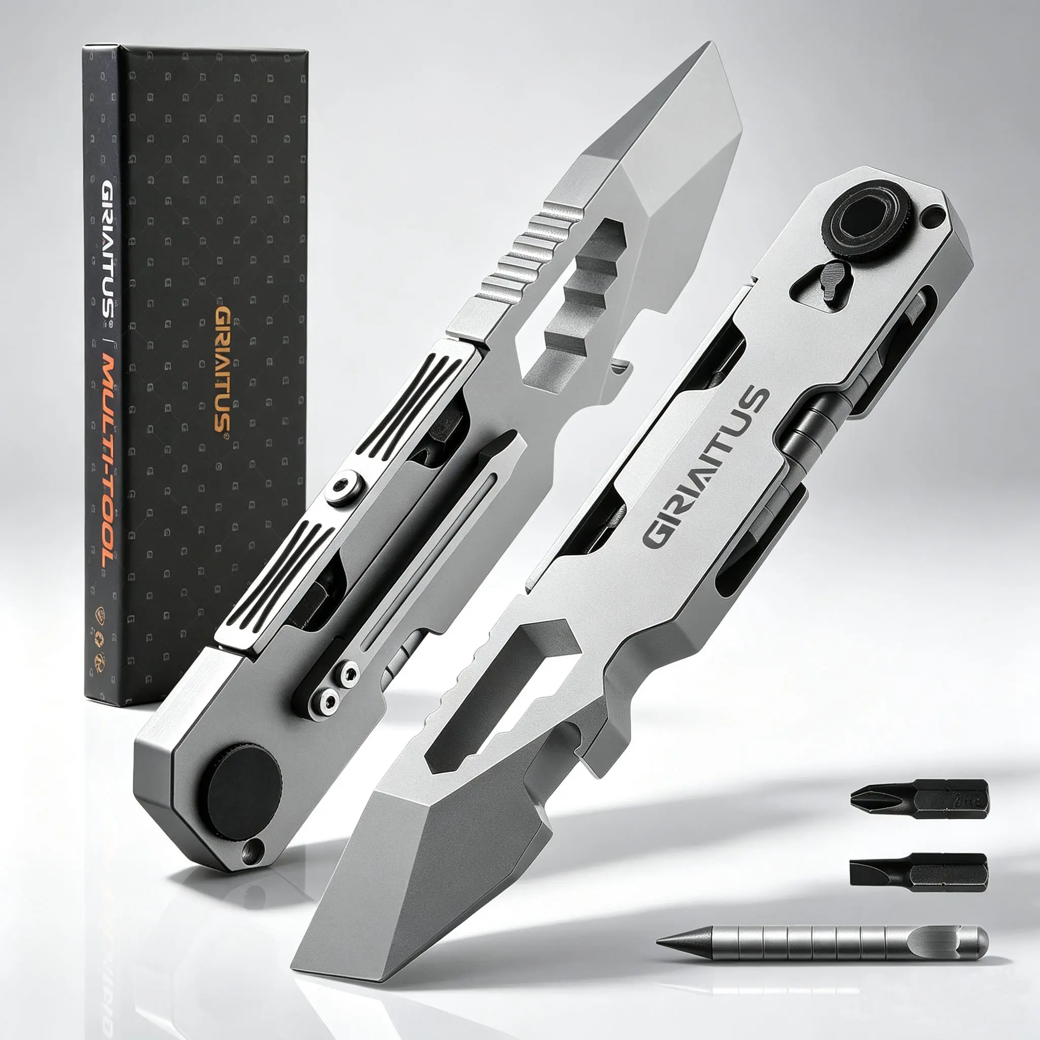Compact Portable EDC Pocket Multitool (178.6g) - Replaces Wrenches, Pens, Keys, Bottle Openers, Lock Picks - Ideal for Everyday Users, DIY Repairs (Tools & Hardware, Hand Tools Accessory)