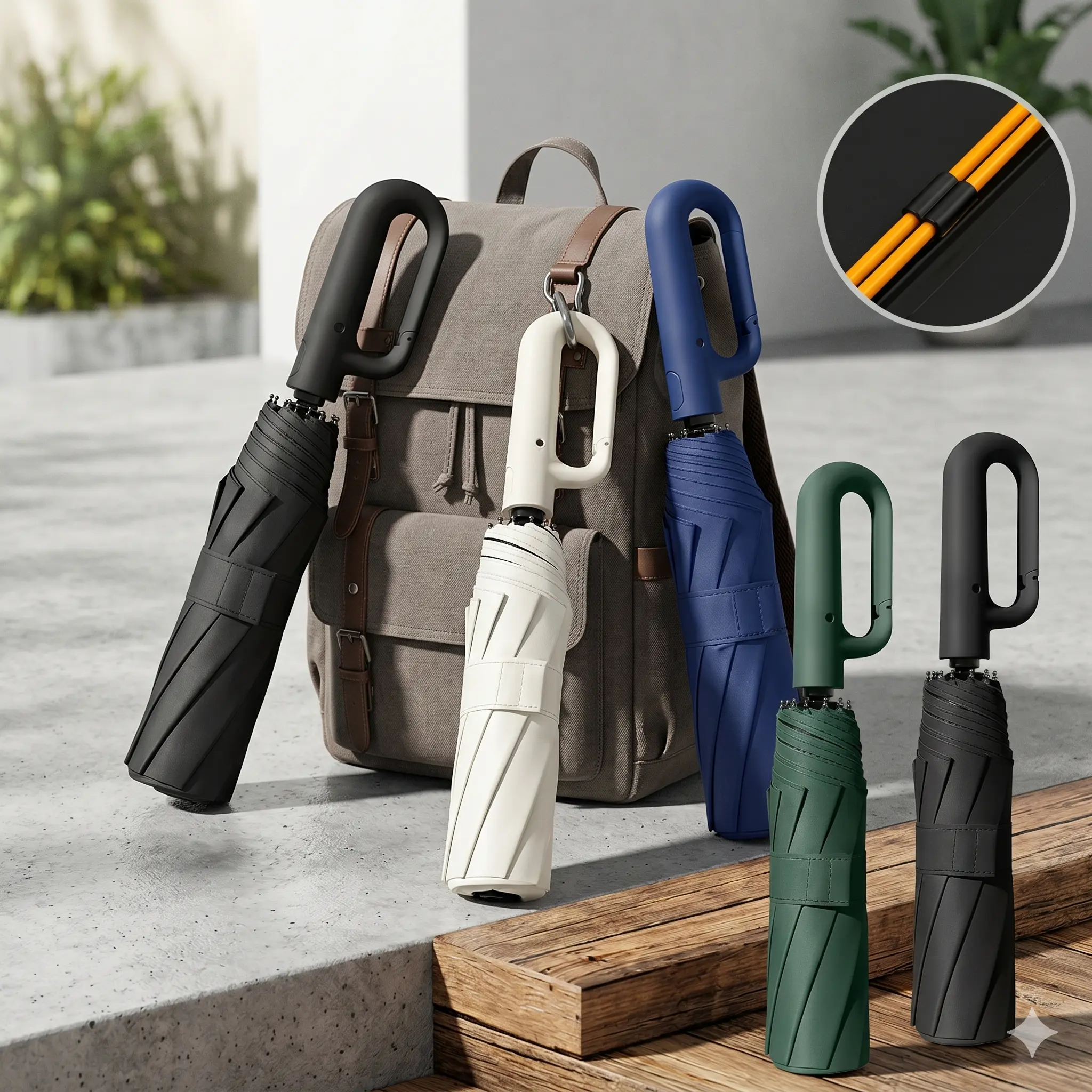 Automatic Folding Umbrella Windproof Waterproof Portable Compact Auto Open Close for Travel Outdoor Daily Use for Men and Women, Gift, Travel Umbrellas, Compact Waterproof Umbrellas