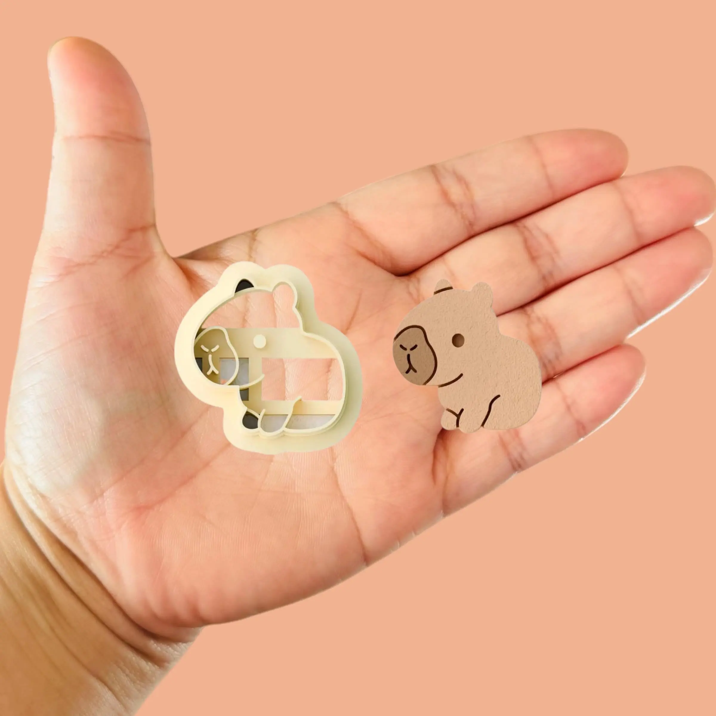 Capybara Clay Cutter: Polymer Clay Tool