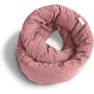 Infinity Pillow - Travel  Pillow - Versatile Soft 360 Support Scarf - Machine Washable -  Travel Flight Road Trips Airplane Sleeping (Rose)
