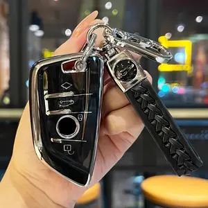 BMW Car Key Sleeve Keys' Box Housing Ring for BMW 2 5 6 7 Series X1 X2 X3 X5 X6 X7 Advanced Dust-Proof Anti-Break Sheath