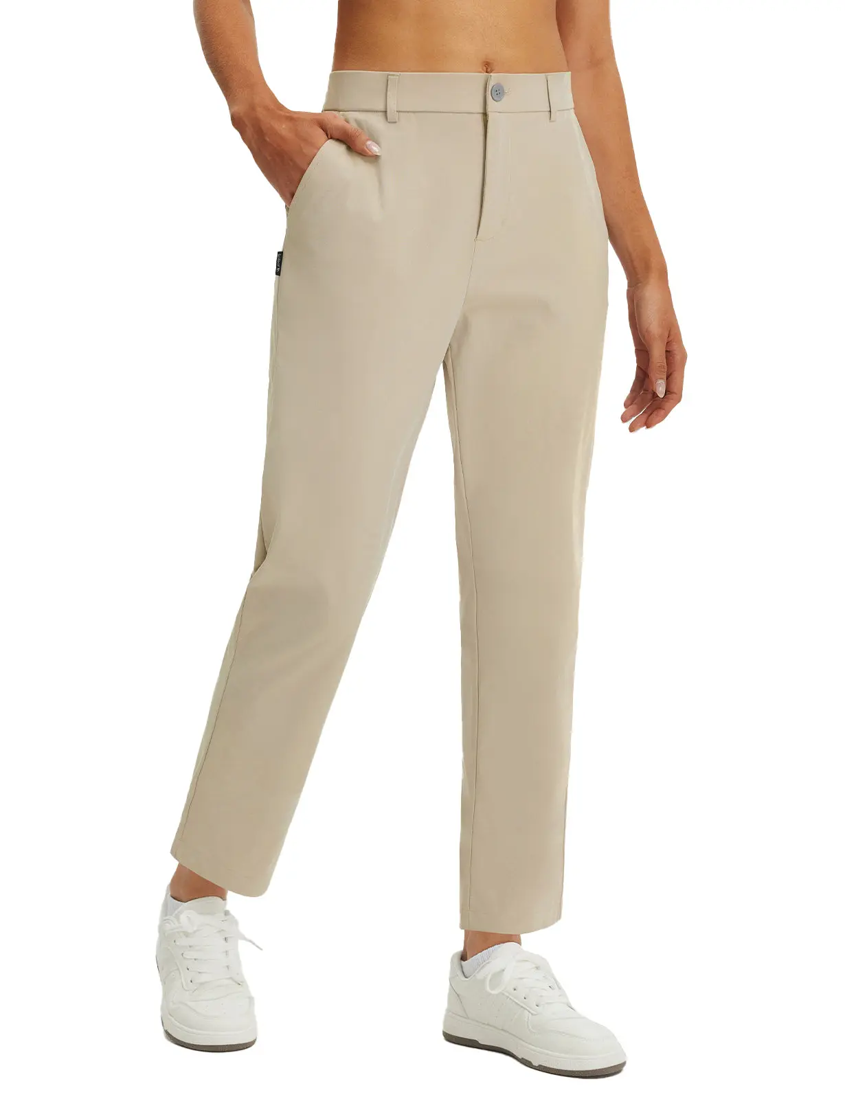 baleaf Women's Stretch Golf Pants, Straight Leg Business Casual Slacks for Work & Travel with 4 Pockets, UPF 50+, Golf Apparel baleaf Women's Stretch Golf Pants, Straight Leg Business Casual Slacks for Work & Travel with 4 Pockets, UPF 50+, Golf Apparel