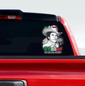 Sticker, Artistas Dead, Chalino Sanchez, Valentin Elizalde, Selena / car decals / vinyl sign