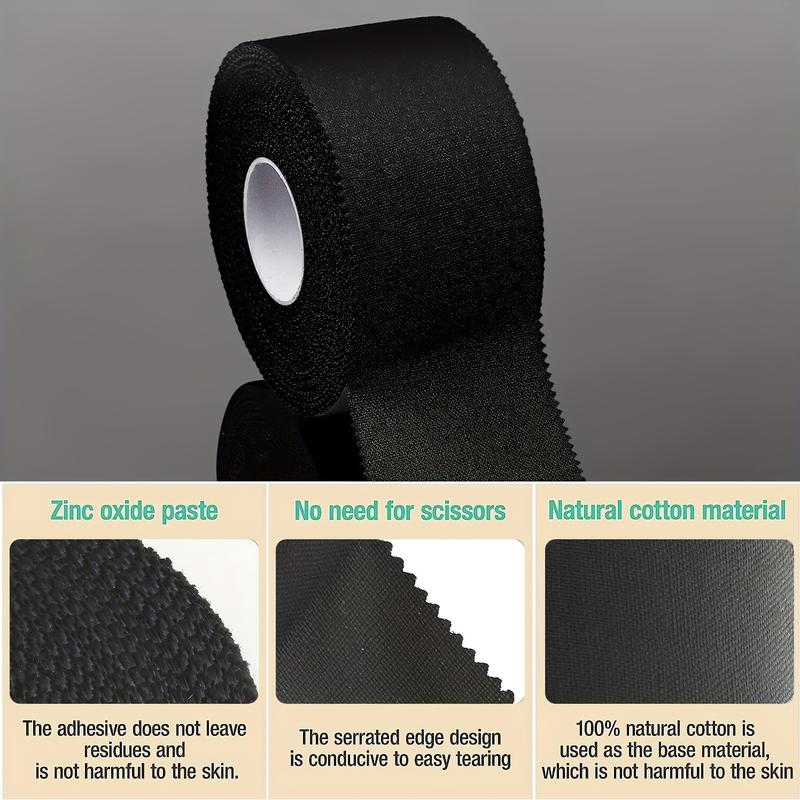 1 Roll Of Sports Tape, Professional Athletic Trainer Tape, Sport Care Tape Sport Strapping Tape, Non-stick Easy To Tear For Sports Athletes Trainers As First Aid Injury Wrap (1.5" X 30 Feet)