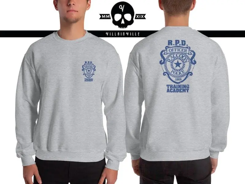 Raccoon City Police R.P.D. Training Academy Sweatshirt, Resident Evil Merch, Raccoon Officer Unisex Sweatshirt
