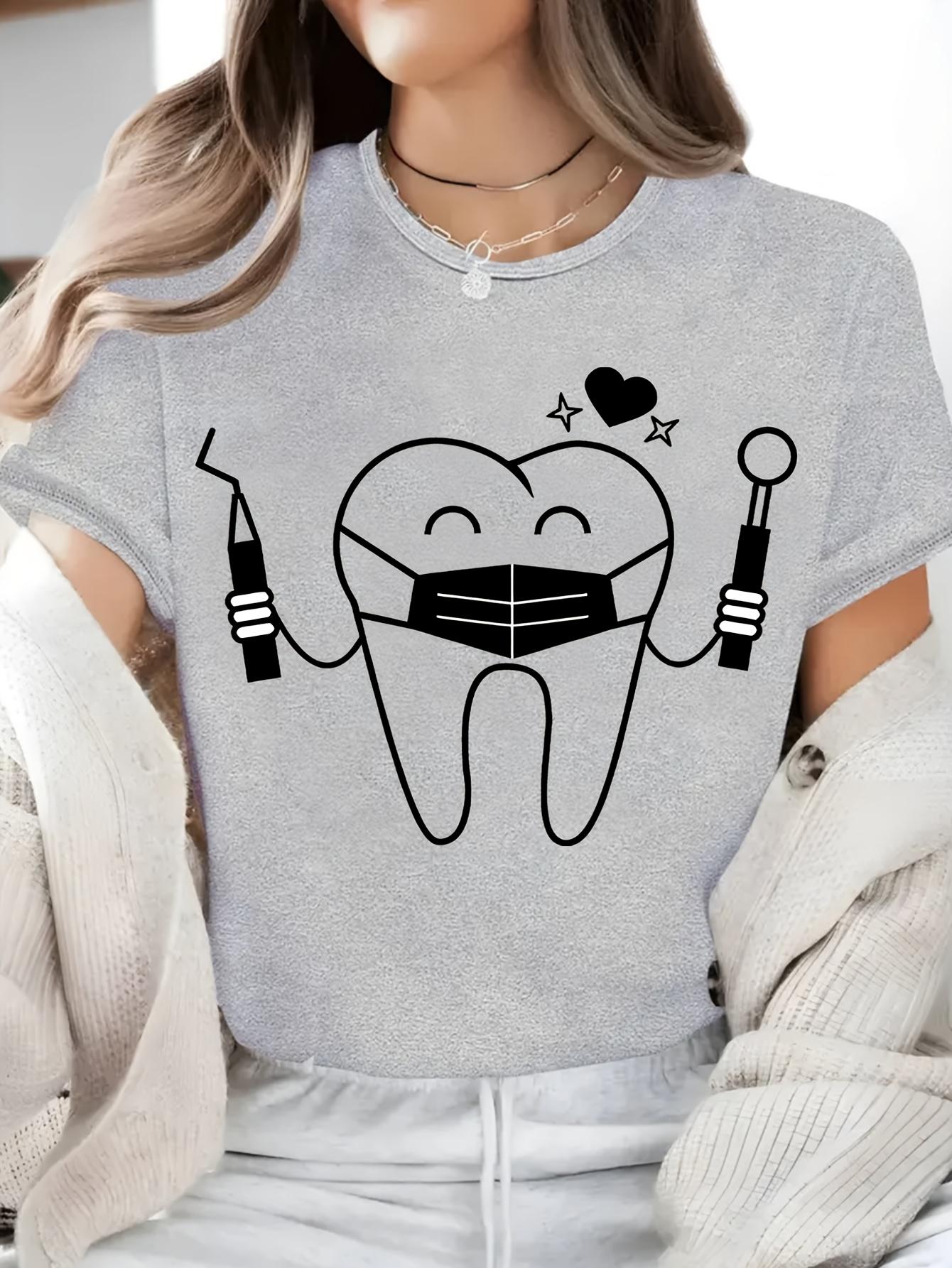 Fun Dental Print T-Shirts, Dental Group Shirts, Dental Assistant Tees, Dentist T-Shirts