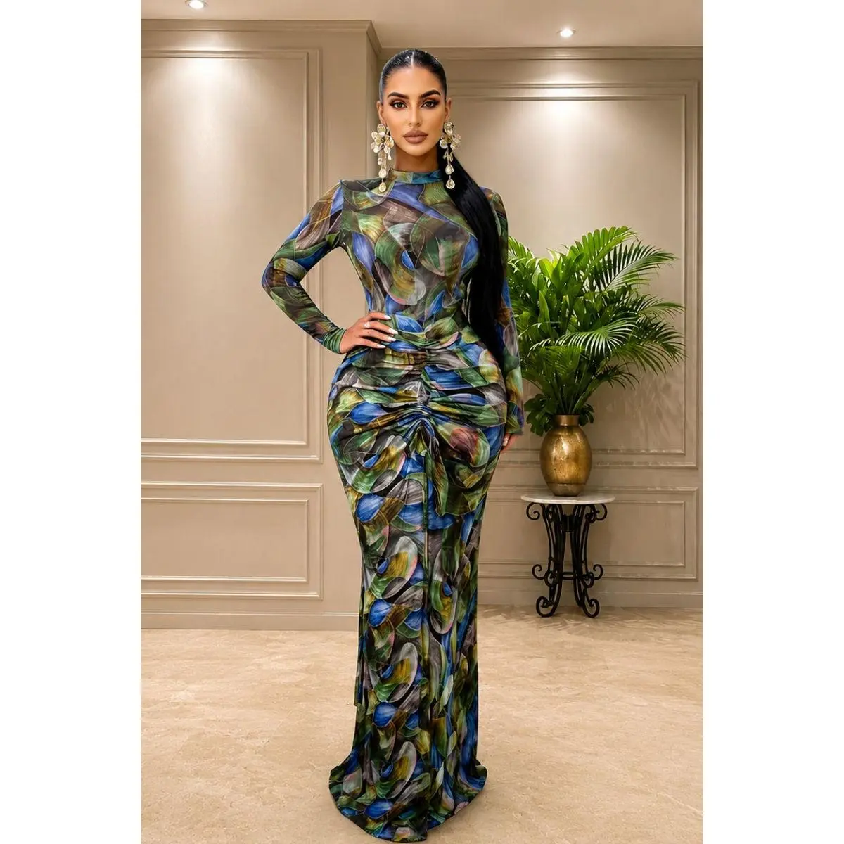 Mae silk Skirt Set