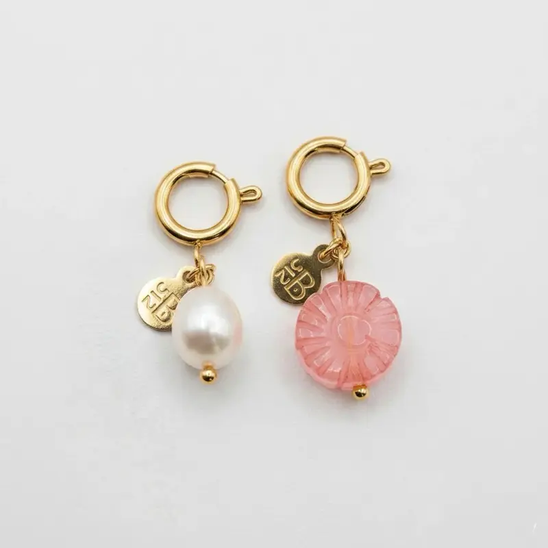 BRULL 512 Signature Pearl and Pink Quartz Connectors