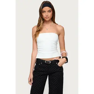 Karina Side Slit Tube Top