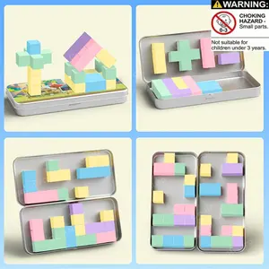 Magnetic Building Blocks Stem Toys, Suitable for Kids, Magnetic Block Set with Blocks and Rods, Creative Learning Toys, Birthday Gifts