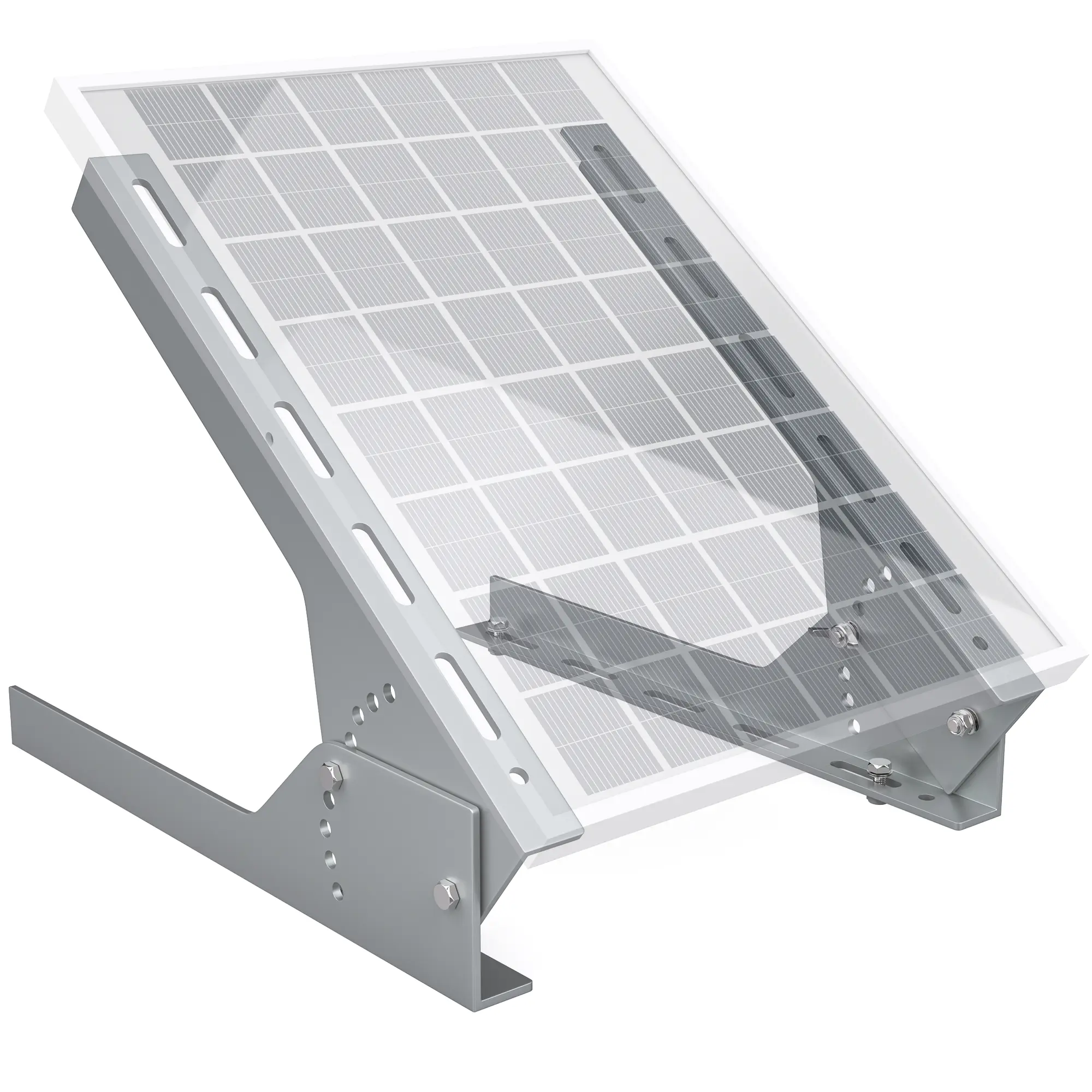 SOLPERK Solar Panel Mount, 13.8in Solar Panel Stand, Angle Adjustable (0-60 Degree), Solar Panel Mounting Brackets for 1 Pcs Solar Panel Outdoorfun dealsforyou