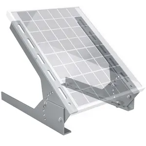 SOLPERK Solar Panel Mount, 13.8in Solar Panel Stand, Angle Adjustable (0-60 Degree), Solar Panel Mounting Brackets for 1 Pcs Solar Panel Outdoorfun dealsforyou