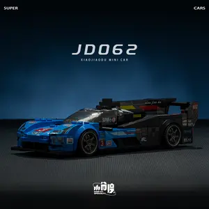 JD062 Le Mans Cadillac Racing Car Building Blocks Set - 294 Pieces, Interactive & Realistic Details, Perfect for Kids Aged 6+ - STEM Friendly DIY Kit - Attention