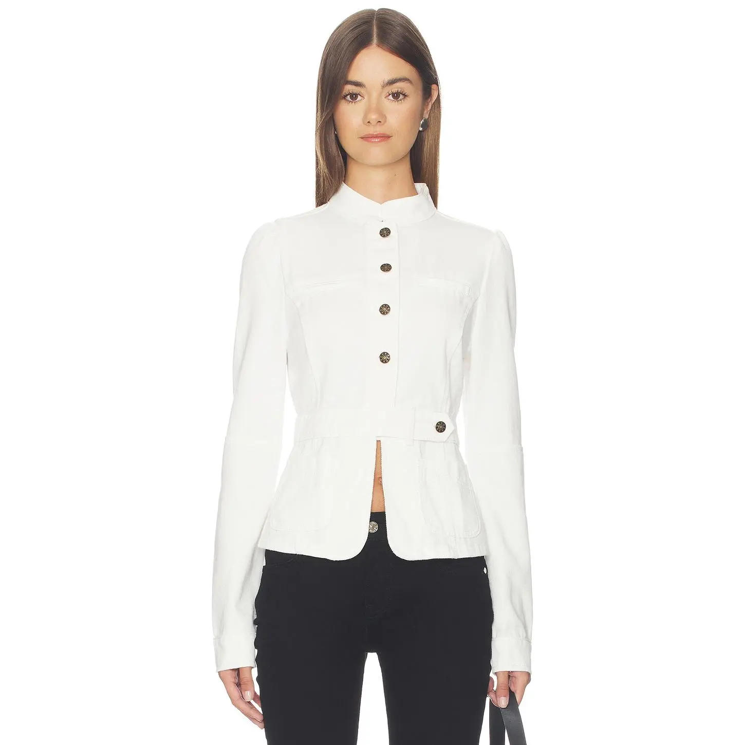 LIONESS Brooklyn Denim Jacket in Porcelain