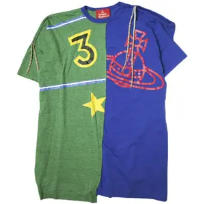 Pre-owned vivienne westwood Cotton Small Leather Goods Red Label Remake Orb Dress