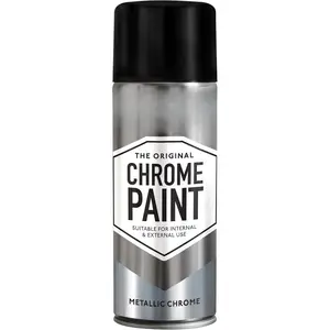 Chrome Spray  - Smooth Chrome Finish - Multi Surface  for Metal, Plastic & More - Suitable For Interior & Exterior Use - 400ml (13.52 oz)